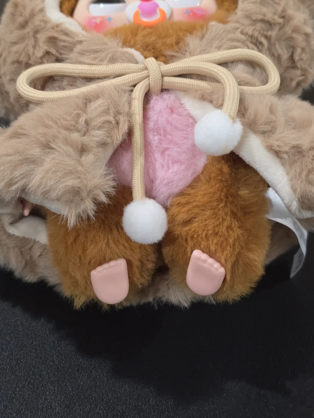 Baby Three Im Not A Warrior Bear with Paci
